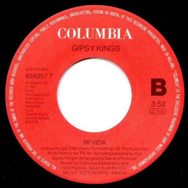 Gipsy Kings : Pida Me La (7")