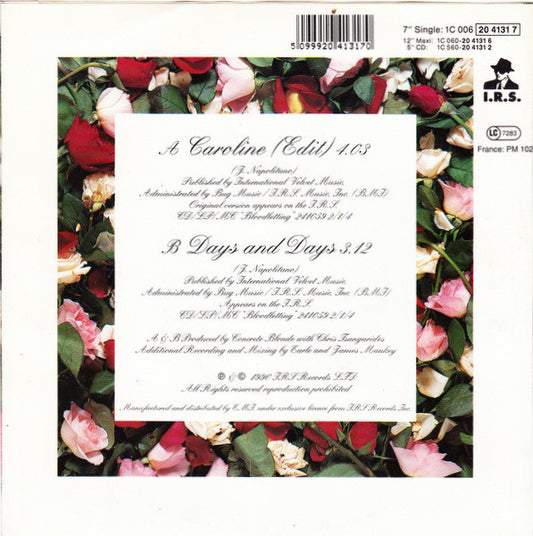 Concrete Blonde : Caroline (7", Single)
