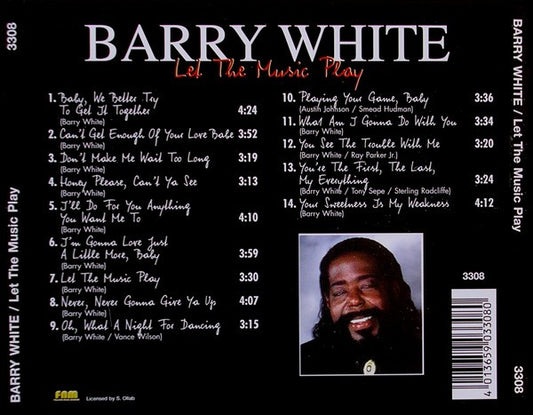Barry White : Let The Music Play (CD, Comp, RE)