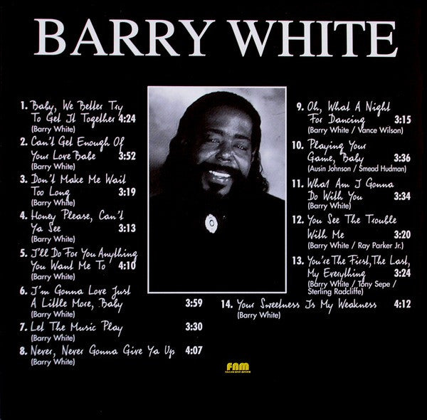 Barry White : Let The Music Play (CD, Comp, RE)