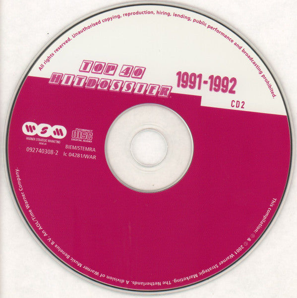 Various : Top 40 Hitdossier 1991-1992 (2xCD, Comp)
