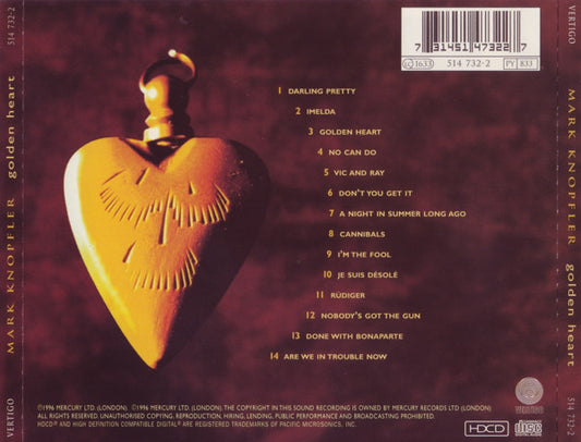 Mark Knopfler : Golden Heart (HDCD, Album, PMD)