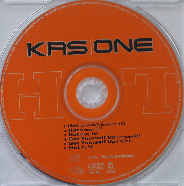 Krs-One : Hot (CD, Single)