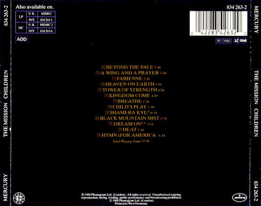The Mission : Children (CD, Album)