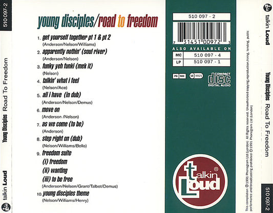 Young Disciples : Road To Freedom (CD, Album)