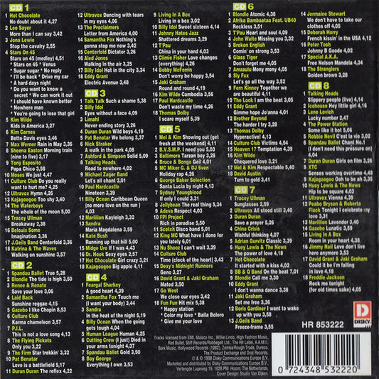 Various : Greatest Hits Of The 80's (8xCD, Comp + Box)