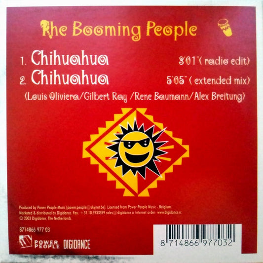 The Booming People : Chihuahua (CD, Single, Car)