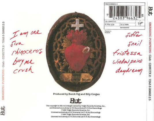The Smashing Pumpkins : Gish (CD, Album, RE, RM)