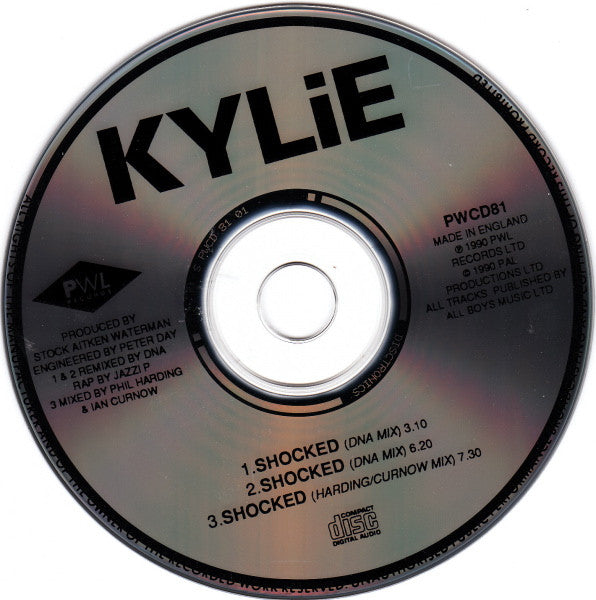 Kylie Minogue : Shocked (CD, Single)