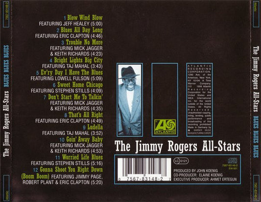 The Jimmy Rogers All-Stars : Blues Blues Blues (CD, Album)