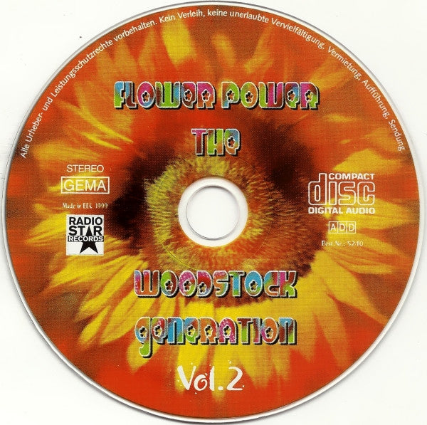 Various : Flower Power - The Woodstock Generation (2xCD, Comp)