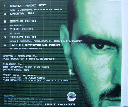 Yves Deruyter : To The Rhythm (CD, Maxi)