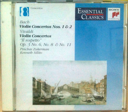 Johann Sebastian Bach & Antonio Vivaldi - Pinchas Zukerman - Kenneth Sillito : Bach · Vivaldi: Violin Conciertos · Sillito · Zukerman (CD, Album)