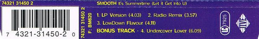 Smooth (4) : It's Summer Time (Let It Get Into You) (CD, Maxi)