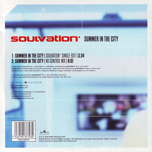 Soulvation* : Summer In The City (CD, Single)