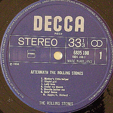 The Rolling Stones : Aftermath (LP, Album, RE)