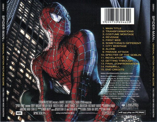 Danny Elfman : Spider-Man (Original Motion Picture Score) (CD, Album)