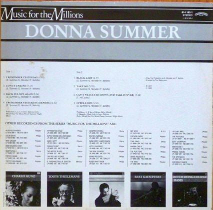 Donna Summer : Remember Yesterday (LP, Album, RE)