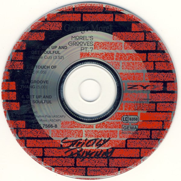 George Morel : Morel's Grooves Pt. 7 (CD, Maxi)