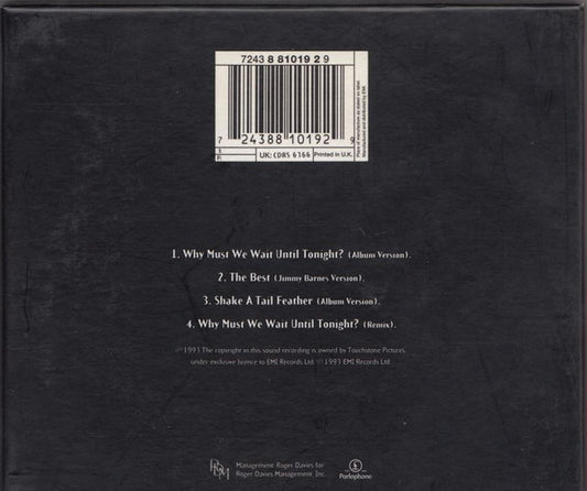 Tina Turner : Why Must We Wait Until Tonight? (CD, Single, Ltd)