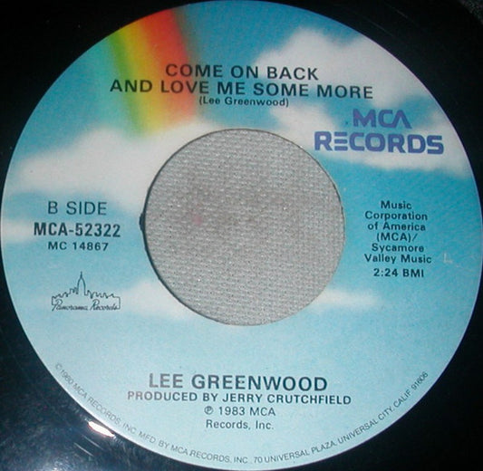Lee Greenwood : Going, Going, Gone (7", Single)