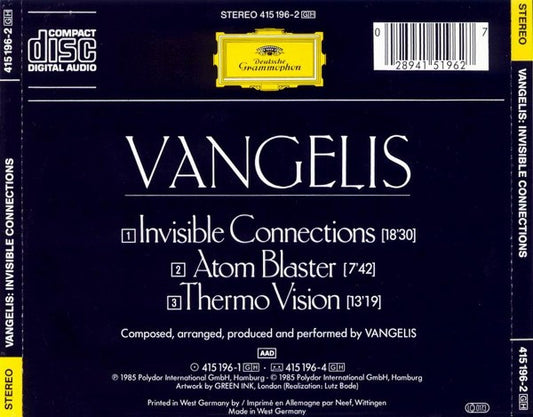 Vangelis : Invisible Connections (CD, Album)