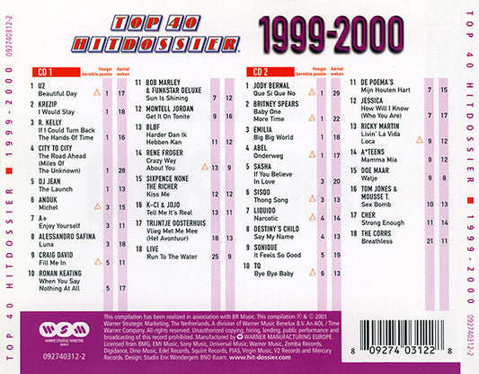 Various : Top 40 Hitdossier 1999-2000 (2xCD, Comp)