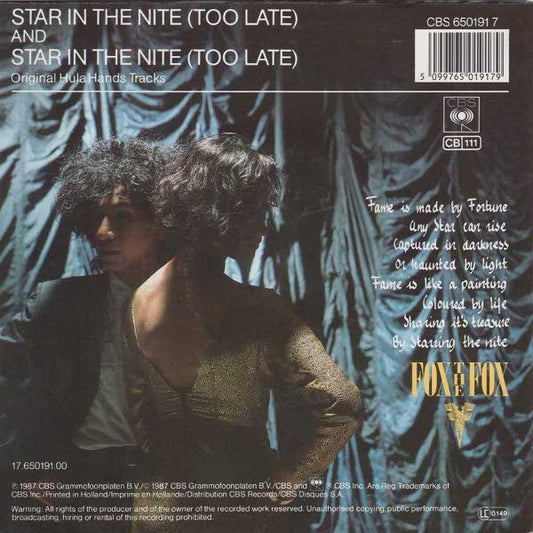 Fox The Fox : Star In The Nite (Too Late) (7", Single)