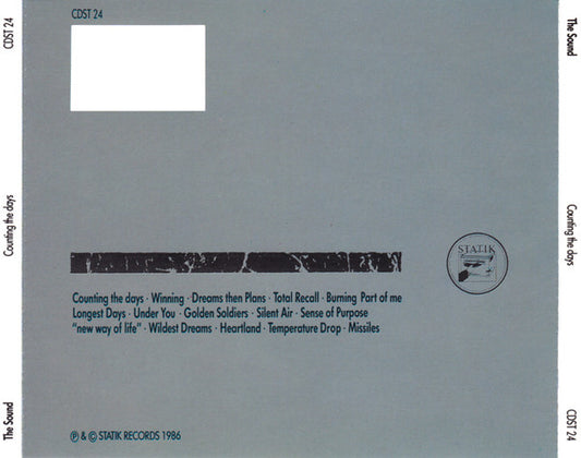 The Sound (2) : Counting The Days (CD, Comp)