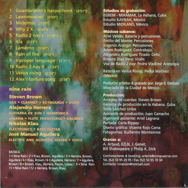 Nine Rain : Rain Of Fire (CD, Album)