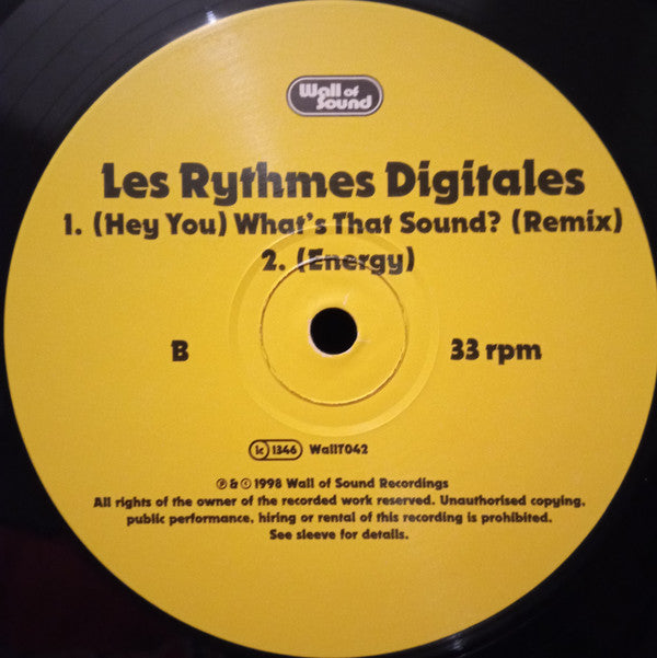 Les Rythmes Digitales : (Hey You) What's That Sound? (12")
