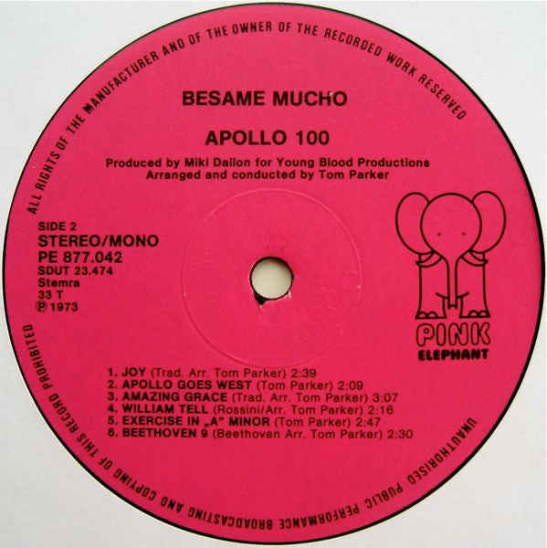 Apollo 100 : Besame Mucho (LP, Comp)