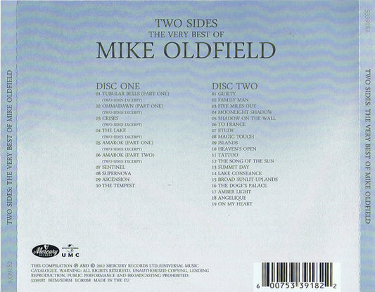 Mike Oldfield : Two Sides (The Very Best Of Mike Oldfield) (2xCD, Comp)