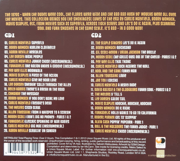 Various : Undercover Brother - The Badass Blaxploitation Collection (2xCD, Comp, Dig)