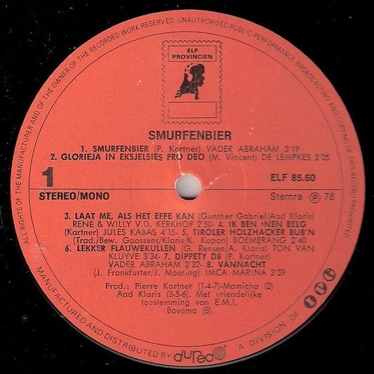 Various : Smurfenbier (LP, Comp)