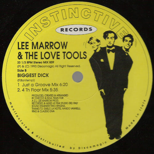 Lee Marrow & Love Tools : Biggest Dick (12")