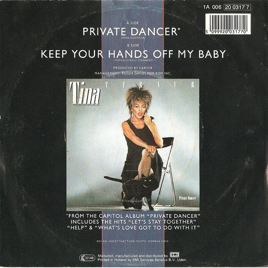 Tina Turner : Private Dancer (7", Single)