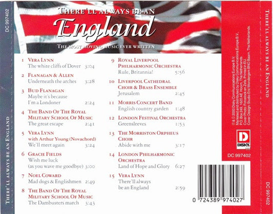 Various : There'll Always Be An England (CD, Comp)