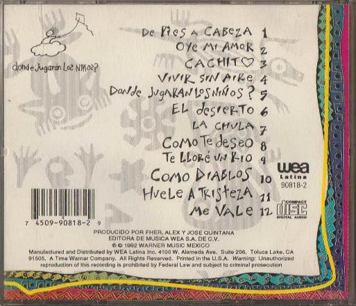 Maná : Donde Jugarán Los Niños? (CD, Album)