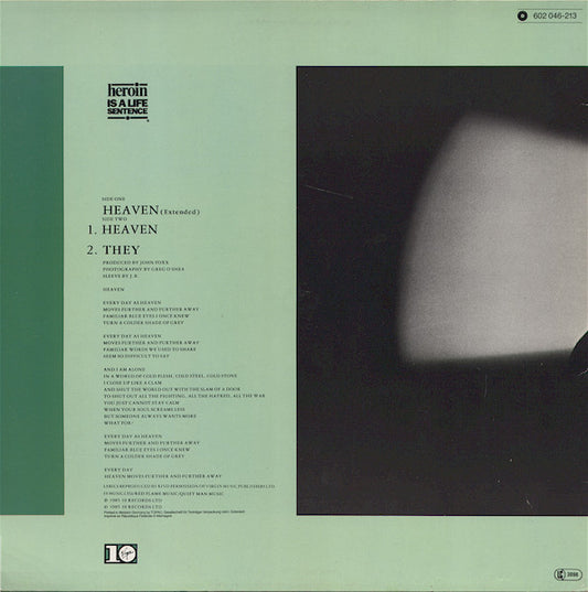 Anne Clark : Heaven (12", Single)