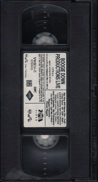 Boogie Down Productions : Live (VHS)