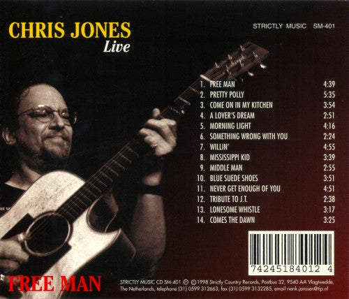 Chris Jones (18) : Free Man (CD, Album)
