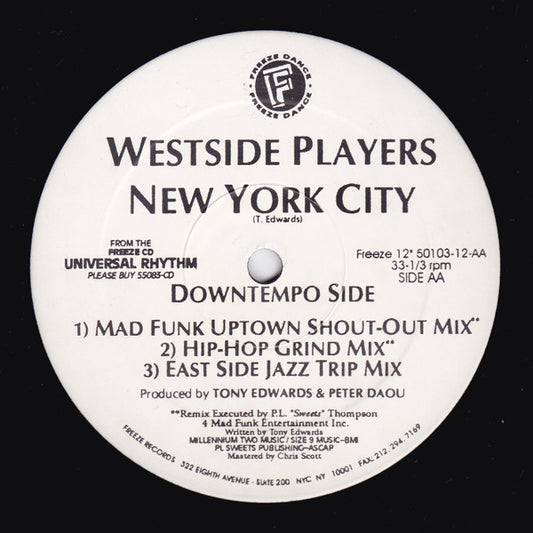 Westside Players : New York City (12")