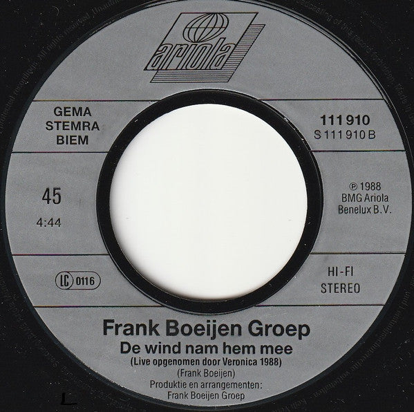 Frank Boeijen Groep : Heimwee (7", Single)