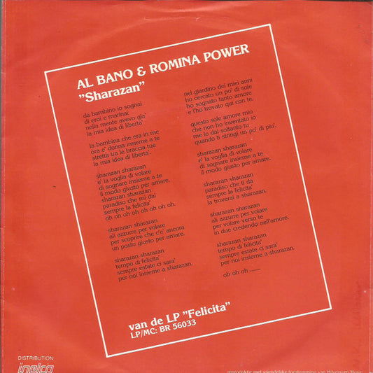 Al Bano & Romina Power : Sharazan (7", Single)