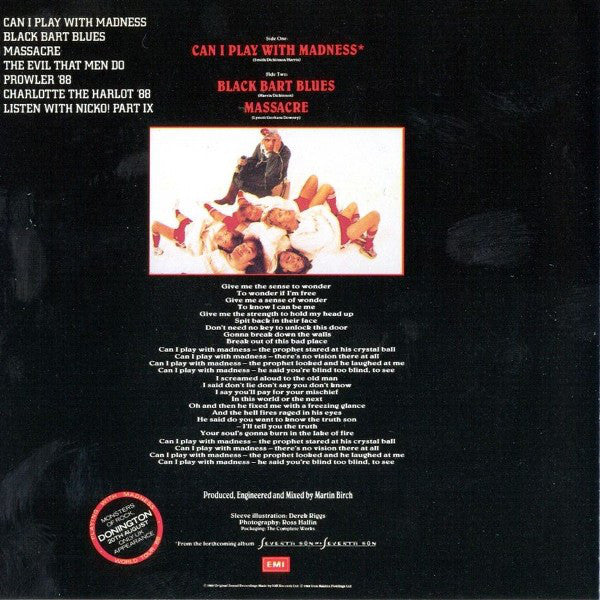 Iron Maiden : Can I Play With Madness · The Evil That Men Do (CD, Comp, Ltd)