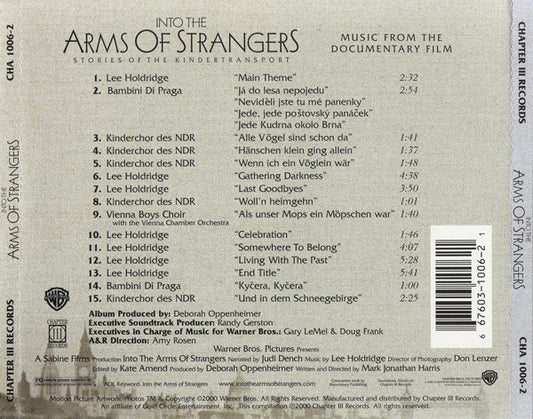 Various, Lee Holdridge : Into The Arms Of Strangers: Stories Of The Kindertransport (CD)