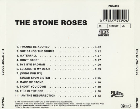 The Stone Roses : The Stone Roses (CD, Album)