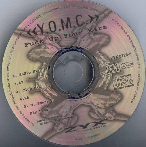 Y.O.M.C. : Fuck Up Your Earz (CD, Maxi)