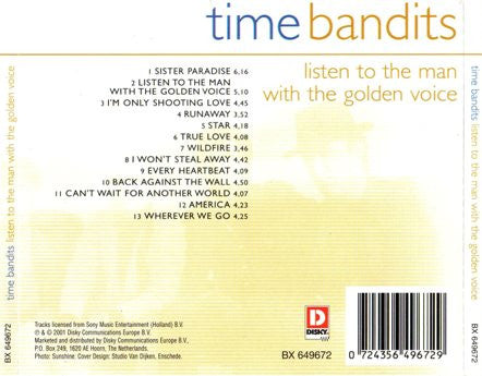 Time Bandits : Listen To The Man With The Golden Voice (CD, Comp)